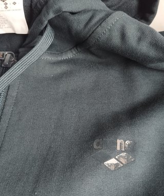 Sudadera Arena con capucha azul marino Talla L