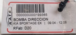 KIA SPORTAGE EX BOMBA DIRECCION