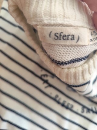 Jersey Sfera niño rayas 4- 5 años