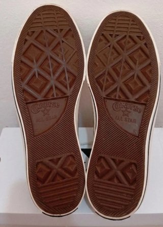 Zapatillas Converse Mujer Talla 37.5 Beige/Blanco