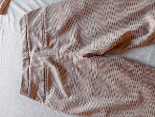 Pantalón cuadros H&M beige/marrón