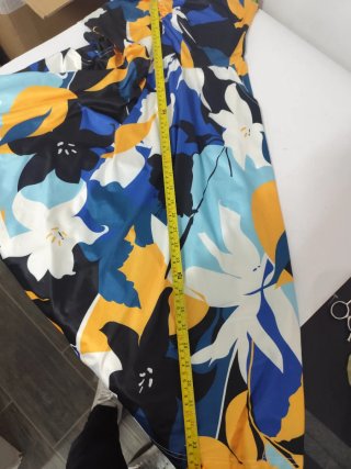 Vestito lungo fantasia floreale