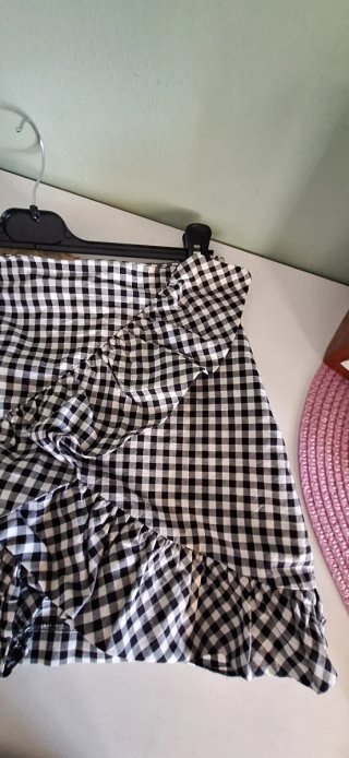 Falda pantalón Zara Talla S Vichy