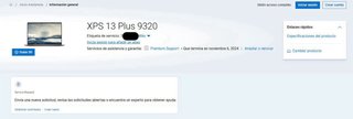 Portátil Dell XPS Plus 13 Intel Evo