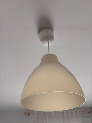 Lámpara colgante blanca