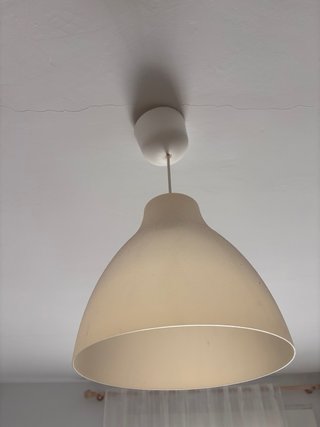 Lámpara colgante blanca