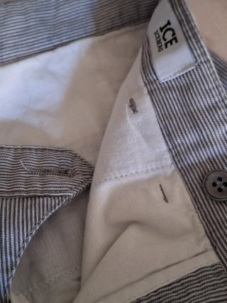 Completo uomo Iceberg grigio rigato