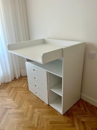 Cambiador para bebe Smastad, blanco