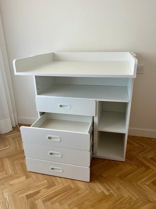 Cambiador para bebe Smastad, blanco
