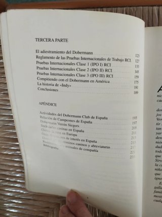 El nuevo libro del dobermann