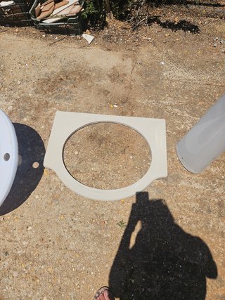 Lavabo con pedestal y encimera de mármol