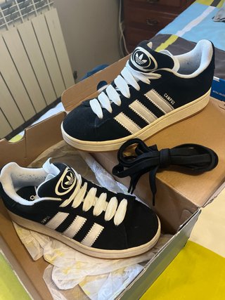 Adidas Campus Negras Talla 39 1/2