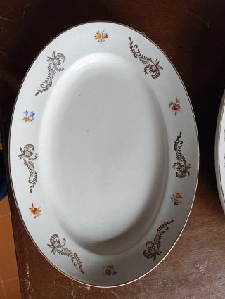 Juego Vajilla San Claudio Oviedo Porcelana