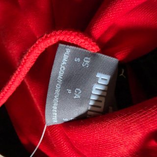 Sudadera Puma Negra y Roja Talla S