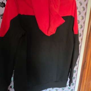 Sudadera Puma Negra y Roja Talla S