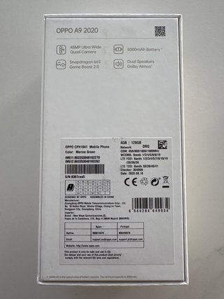 Oppo A9 2020 128GB Blu Marino