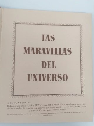 Lote Álbumes Maravillas del Universo. Completos.