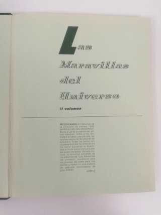 Lote Álbumes Maravillas del Universo. Completos.