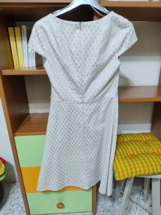 Abito Comma Beige/Grigio Taglia 34