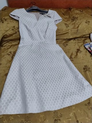 Abito Comma Beige/Grigio Taglia 34