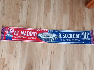Bufanda Final Copa 2025-2026 R. Sociedad vs At. Ma