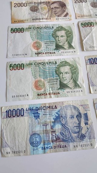 banconote collezione Lire