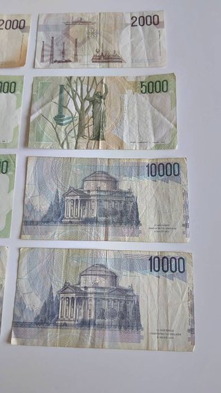 banconote collezione Lire