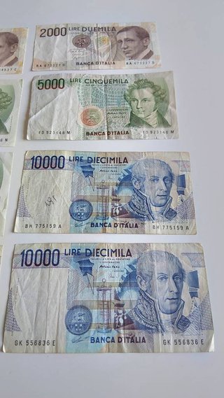 banconote collezione Lire