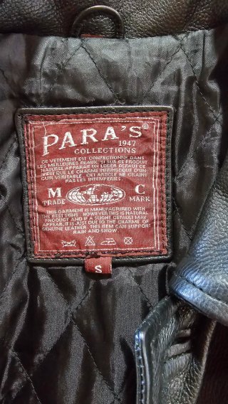 Americana Piel PARA'S Talla M Estupenda americana.