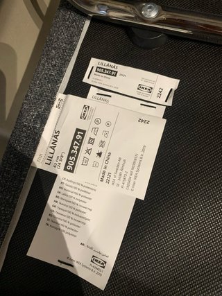 Coppia sgabelli Ikea 63 cm grigio