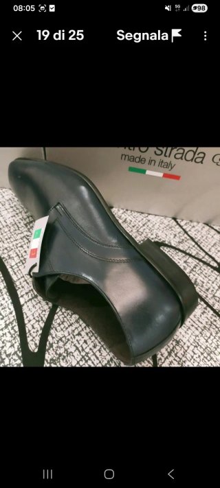 Scarpe uomo pelle eleganti 45 italy affare nuove