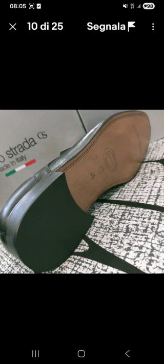 Scarpe uomo pelle eleganti 45 italy affare nuove
