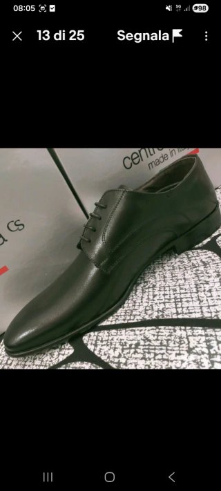 Scarpe uomo pelle eleganti 45 italy affare nuove