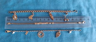 Pulseras plata 25-40€