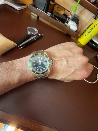 Reloj  Submariner Automático Negro/Verde