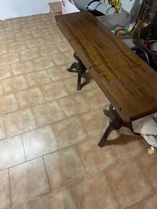 Mesa extensible de madera maciza