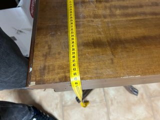 Mesa extensible de madera maciza
