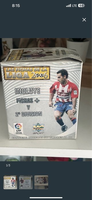 Caja Cromos Liga 2006