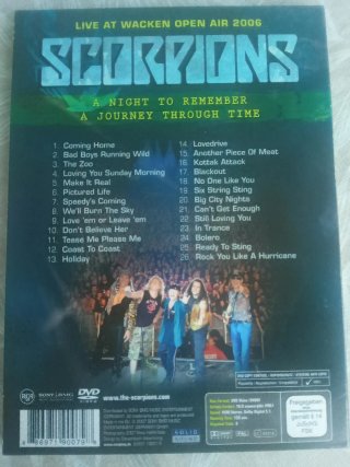 DVD Scorpions Live at Wacken 2006