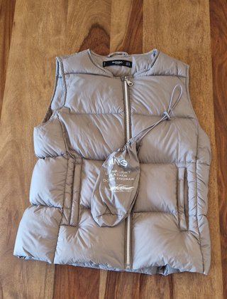 Chaleco Mango Gris Talla S