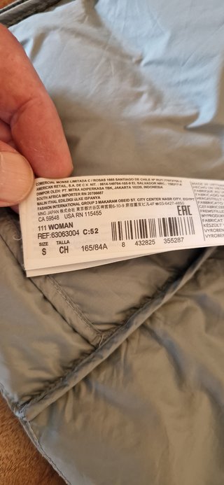 Chaleco Mango Gris Talla S