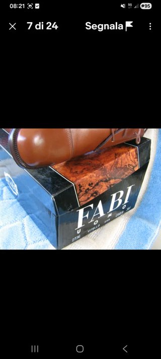 Scarpe Fabi Uomo Pelle Marrone 39.5 affare