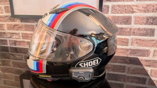 Casco Shoei NXR + Intercom Cardo Freecom 4X