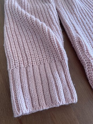 Jersey rosa palo trenzado