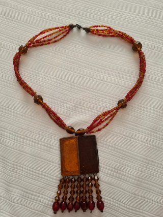 Collar bohemio con colgante
