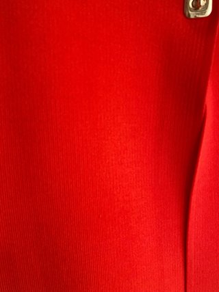 Chaqueta Zara Roja Manga Corta Talla XL