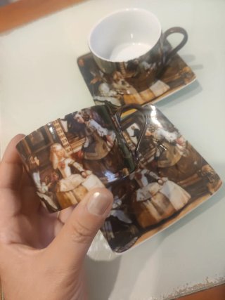 Juego de café porcelana