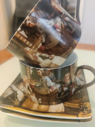 Juego de café porcelana