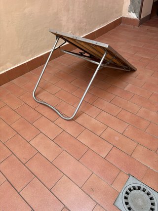 Tavolo pieghevole Vintage in formica Design