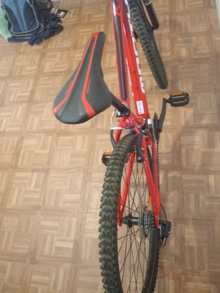Bicicleta Monty 8XK Talla S Roja